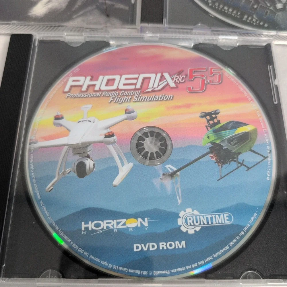 Lot 3 Flight Simulator Phoenix R/C Pro v5.5 DVD-ROM PC Software DISC ONLY
